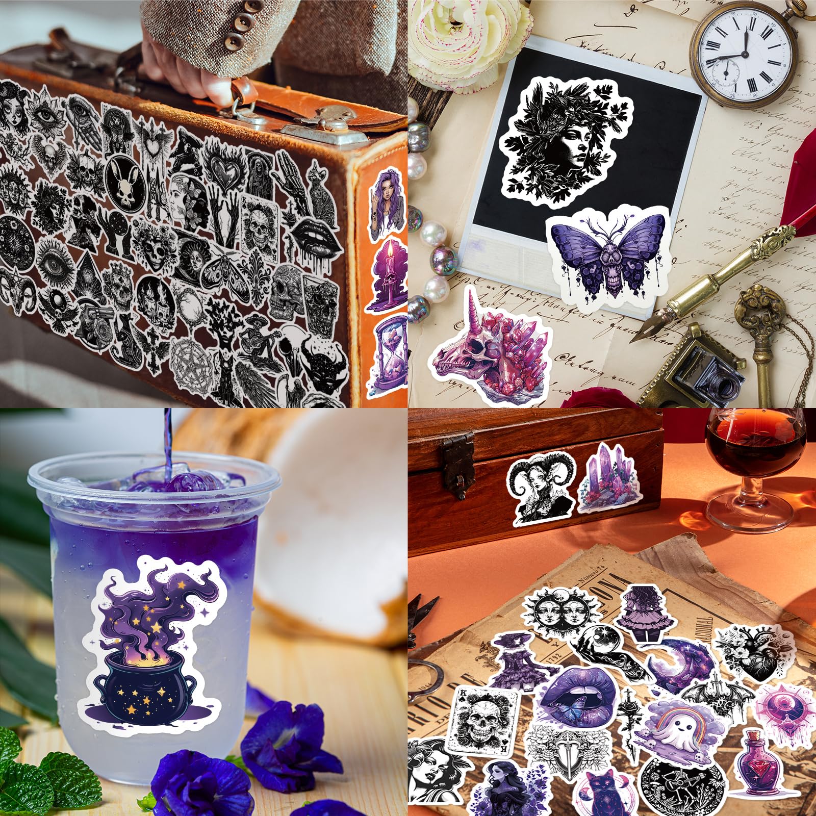 Amazon.com: 200 Gothic Stickers, Cool Gothic Pack for Adults and